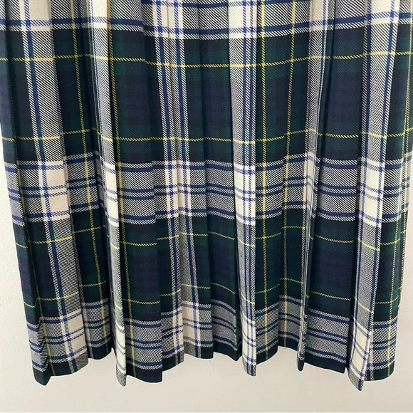Edinburgh Woollen Mill tartan plaid pleated kilt skirt - Picture 5 of 6